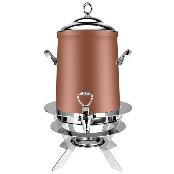 Eastern Tabletop 3203lcp Luminous 3 Gallon Copper Coated Stainless Steel Coffee Urn With Fuel Holder 4739