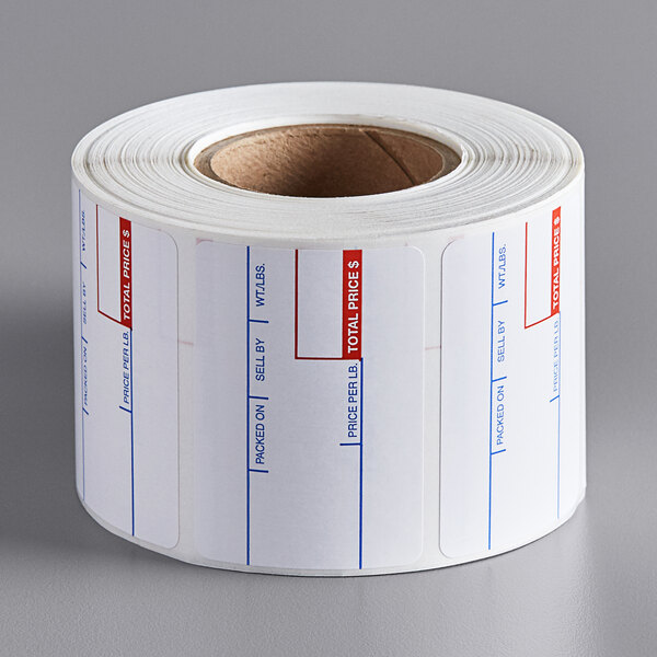 Blank Thermal Label for Detecto Dl1030p 1 Case 12 Rolls for sale online 