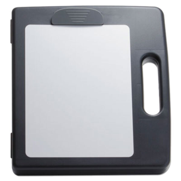 An Officemate portable clipboard case with a white board inside.
