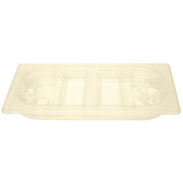 A white plastic Sammic Vac-Norm 1/3 Gastronorm container cover.