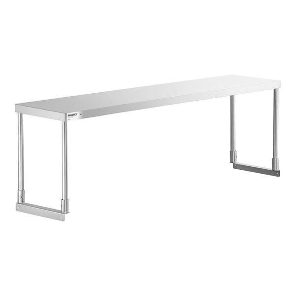 Regency Stainless Steel Single Deck Overshelf - 12" x 60" x 19 1/4"