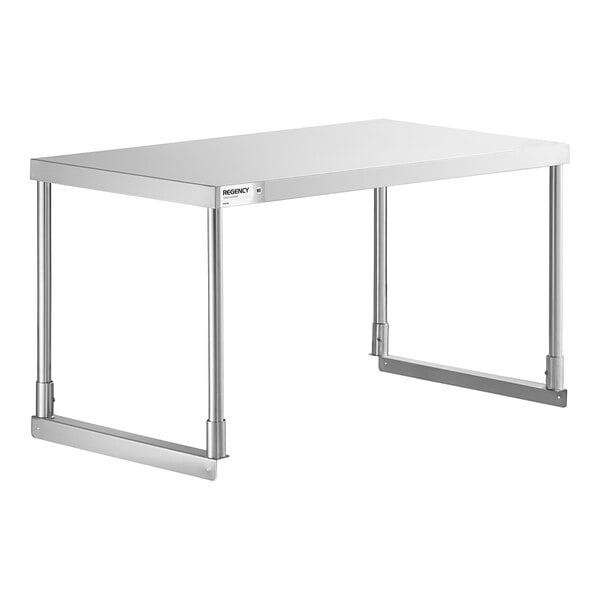 Regency Stainless Steel Single Deck Overshelf - 18" x 36" x 19 1/4"