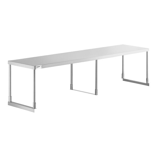 Regency Stainless Steel Single Deck Overshelf - 18" x 84" x 19 1/4"