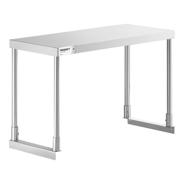 Regency Stainless Steel Single Deck Overshelf - 12" x 36" x 19 1/4"