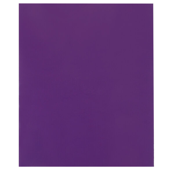 A purple rectangular object with a white border.