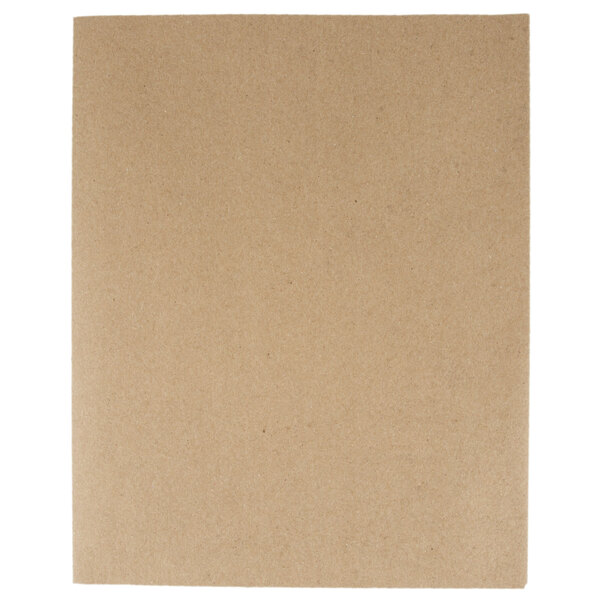 An Oxford Earthwise recycled paper pocket folder in brown.