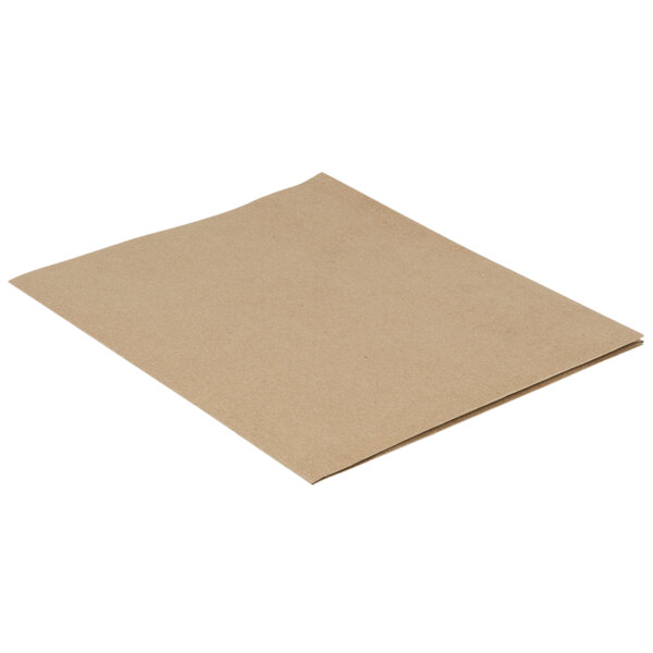 An Oxford natural brown paper pocket folder.