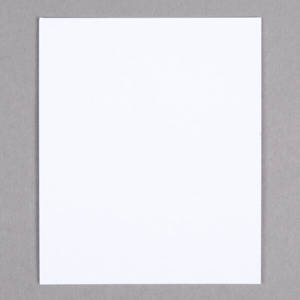 A white rectangular piece of paper.