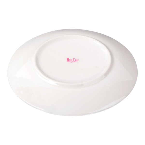 Bon Chef Circles 6" White Porcelain Bread and Butter Plate - 36/Case