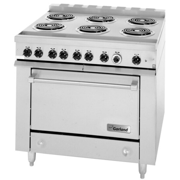 Garland 36es33 Heavy Duty Electric Range With 6 Open Burners