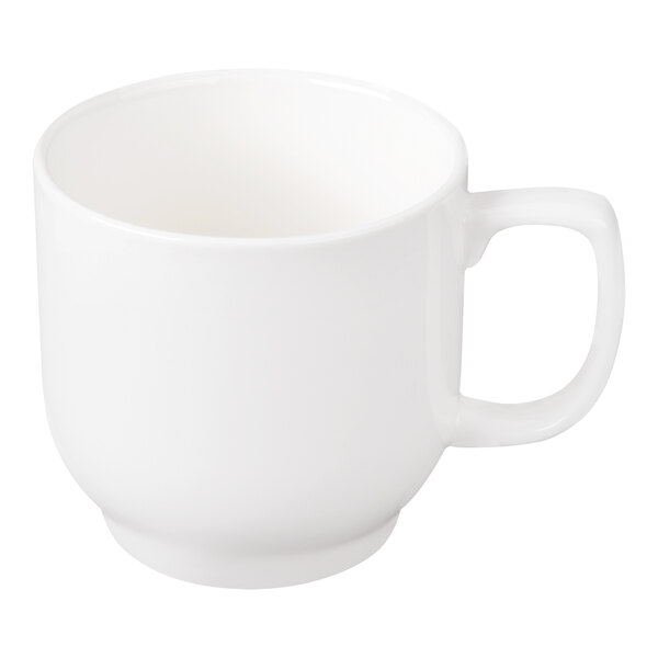 Bon Chef Mid Century 8 oz. White Porcelain Cup - 36/Case