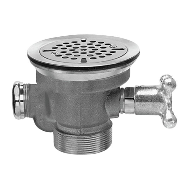 Fisher 22446 DrainKing Brass Knob / Lever Handle VandalResistant Waste