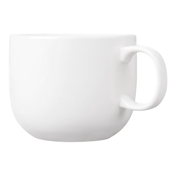 Bon Chef Globe 12 oz. White Porcelain Cappuccino Cup - 36/Case