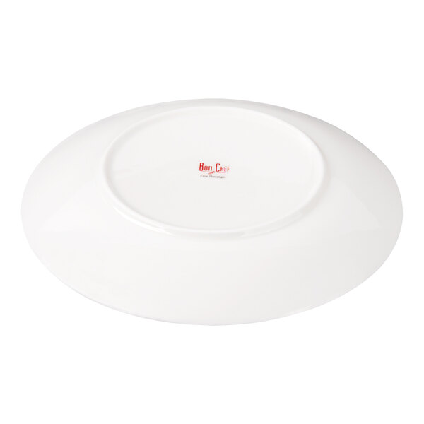 Bon Chef Circles 8 5/8" White Porcelain Salad Plate - 24/Case