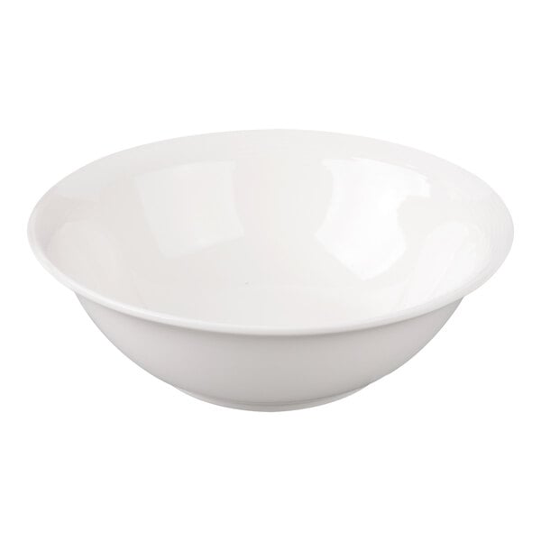 Bon Chef Circles 32 oz. White Porcelain Bowl - 24/Case