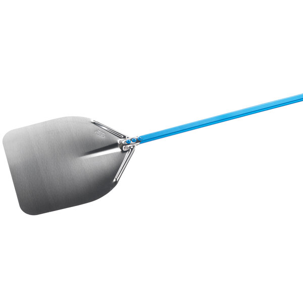 GI Metal I32R/120 Azzurra 13'' Stainless Steel Square Pizza Peel with