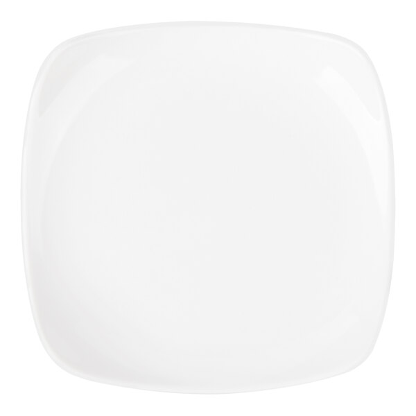 Bon Chef Globe 6" x 6" White Porcelain Bread and Butter Plate - 36/Case
