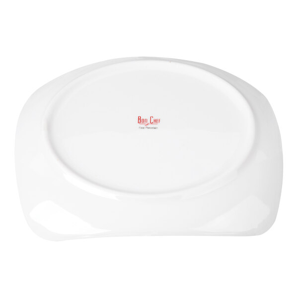 Bon Chef Globe 6" x 6" White Porcelain Bread and Butter Plate - 36/Case