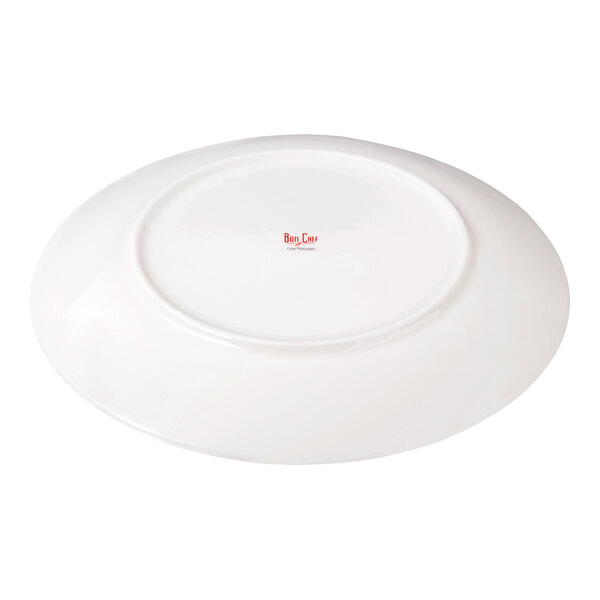 Bon Chef Circles 11" White Porcelain Dinner Plate - 18/Case