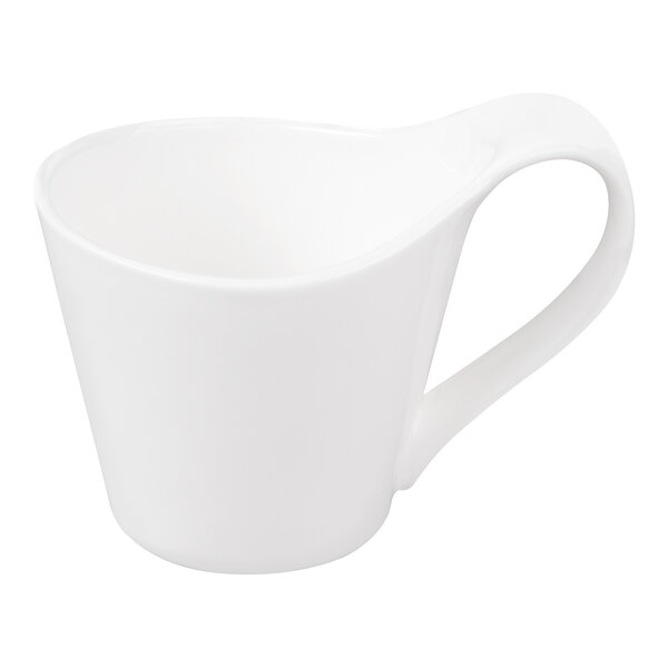 Bon Chef Wide Rim 8 oz. White Bone China Cup - 36/Case