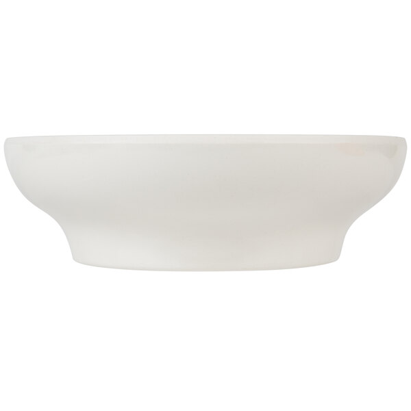 A white Thunder Group melamine salsa bowl.