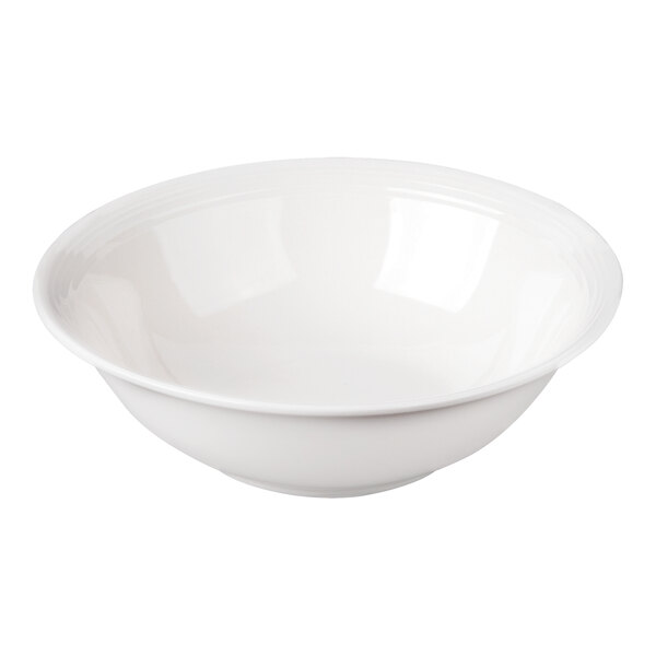 Bon Chef Circles 24 oz. White Porcelain Bowl - 36/Case