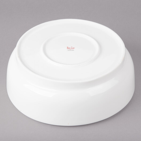 A white Bon Chef porcelain bowl.