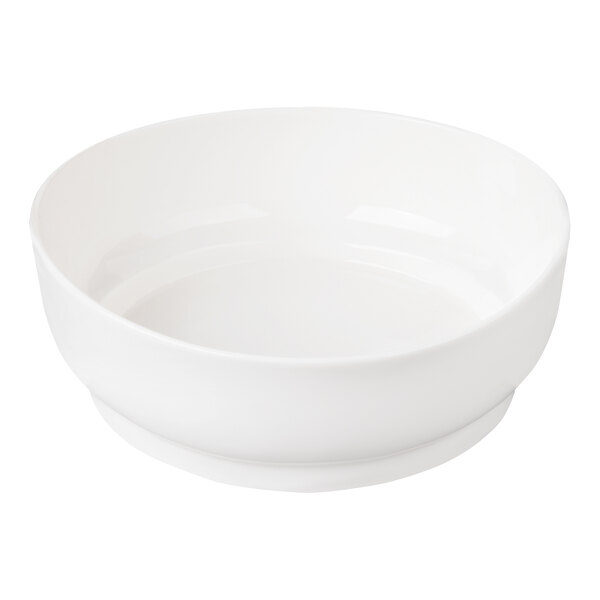 Bon Chef Mid Century 72 oz. White Porcelain Bowl - 12/Case