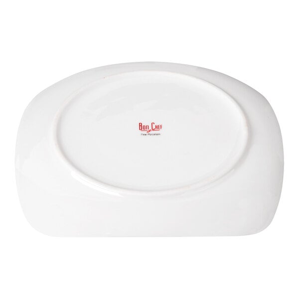 Bon Chef Globe 6" x 6" White Porcelain Saucer - 36/Case
