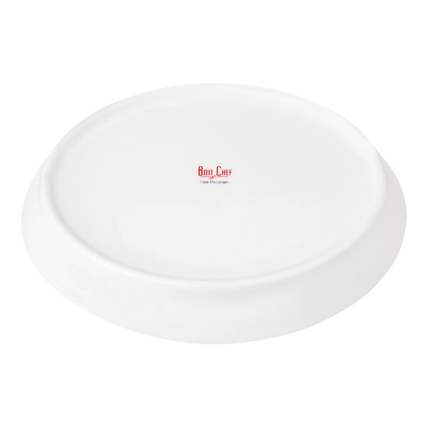 Bon Chef Mid Century 6" White Porcelain Plate - 36/Case