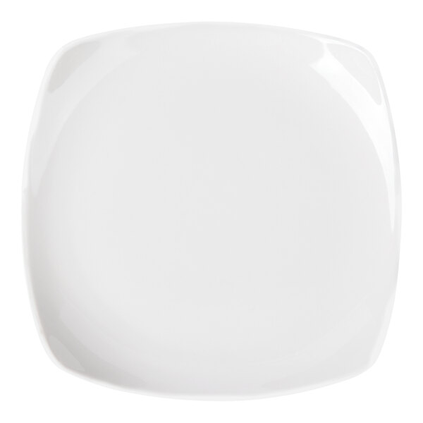 Bon Chef Globe 8" x 8" White Porcelain Salad Plate - 24/Case