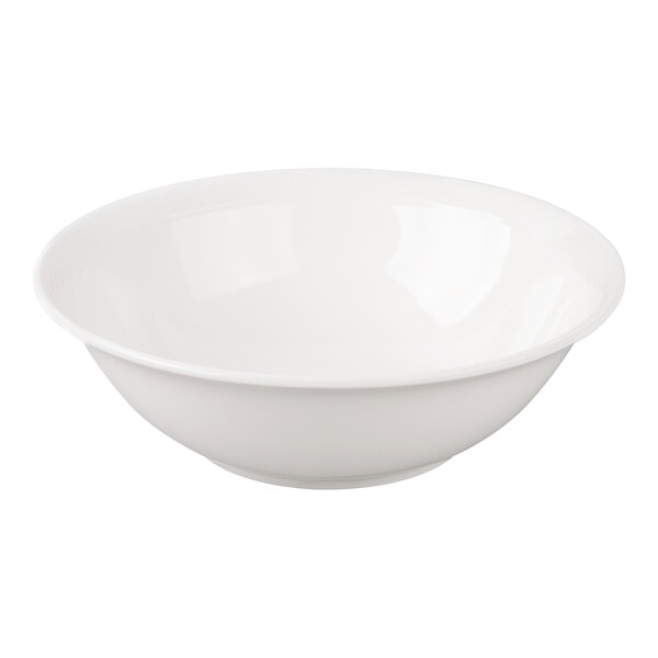 Bon Chef Circles 48 oz. White Porcelain Bowl - 18/Case