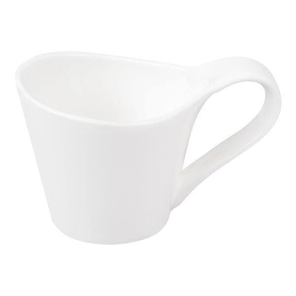 Bon Chef Wide Rim 3 oz. White Bone China Espresso Cup - 36/Case