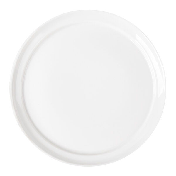 Bon Chef Mid Century 10 1/2" White Porcelain Plate - 12/Pack