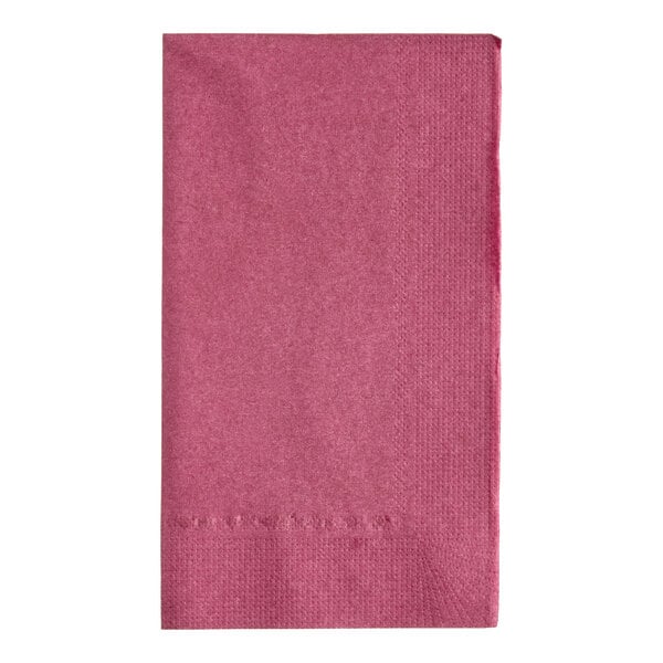 Choice 15" x 17" Burgundy 2-Ply Customizable Paper Dinner Napkin - 1,000/Case