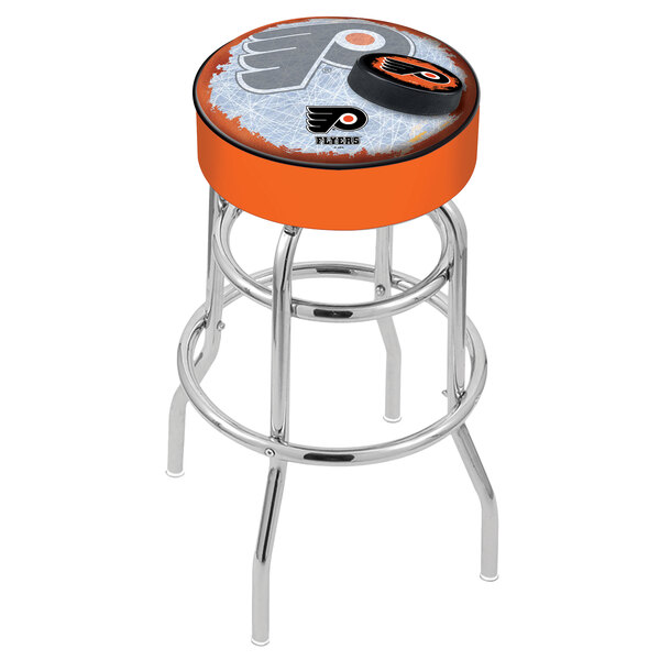 Holland Bar Stool L7c130phifly O D2 Philadelphia Flyers Double Ring Holland Bar Stool L7c130phifly O D2 Philadelphia Flyers Double Ring Swivel With 4 Padded Seat