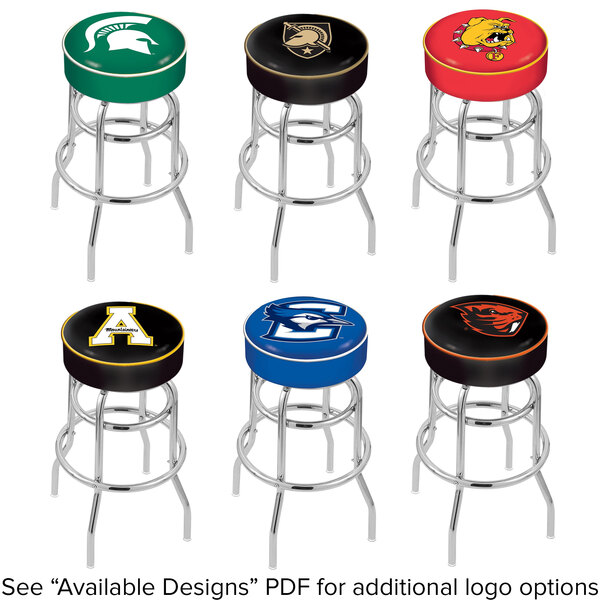 Holland Bar Stool NCAA Swivel Bar Height Stool L8B2B30Lville Louisville