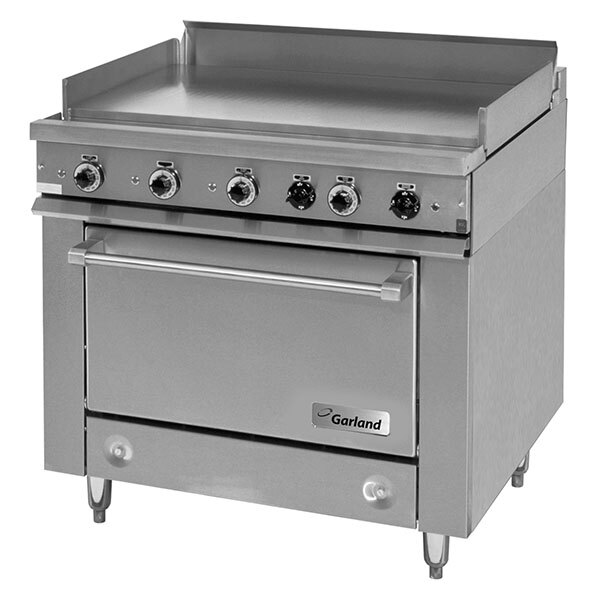 Garland 36ES38 HeavyDuty Electric Range with Griddle Top and Storage