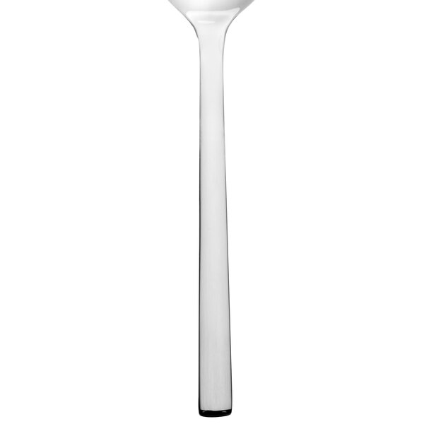 A spoon with a clear handle.