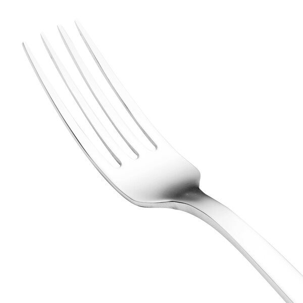 A close-up of a Walco stainless steel salad fork with a silver handle.