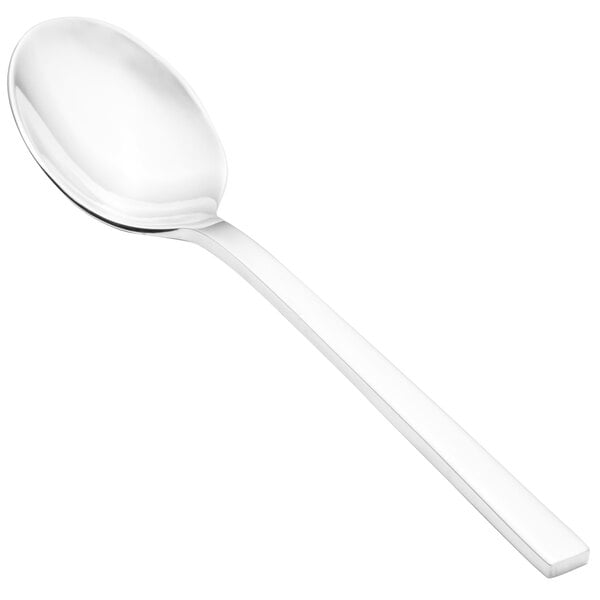 A Walco stainless steel teaspoon with a silver handle on a white background.