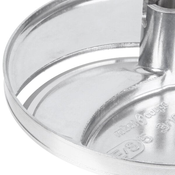 A Robot Coupe 5-disc set for a commercial food processor.