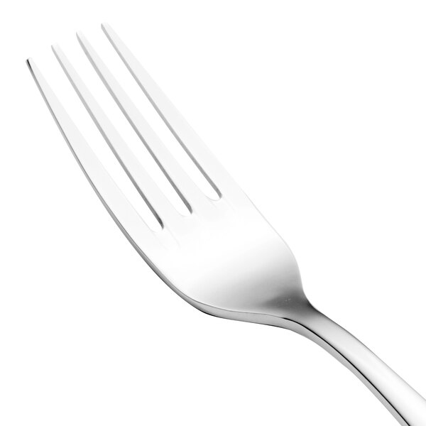 A close-up of a Walco stainless steel dinner fork with a silver handle.