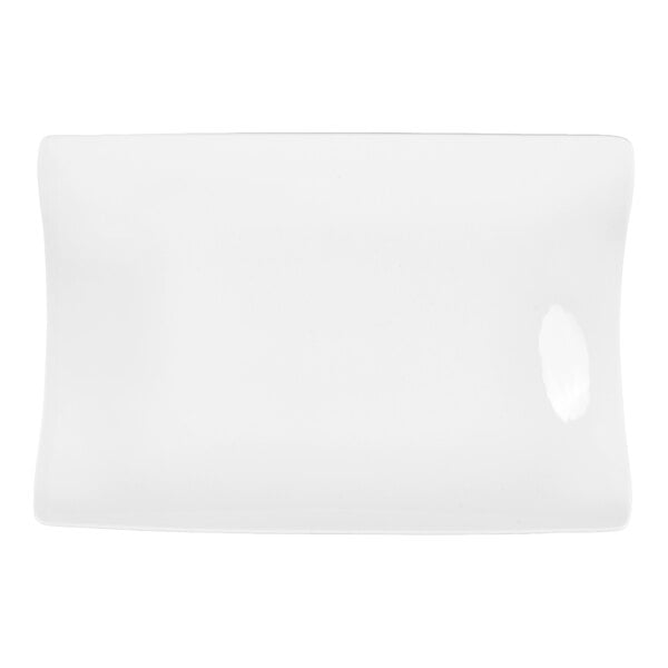 Villeroy & Boch Cera 12 5/8" x 8 1/4" White Porcelain Rectangular Plate - 6/Case