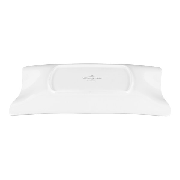Villeroy & Boch Cera 12 5/8" x 8 1/4" White Porcelain Rectangular Plate - 6/Case