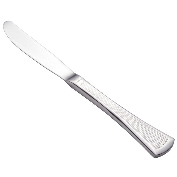 A Walco stainless steel butter knife with a silver handle.