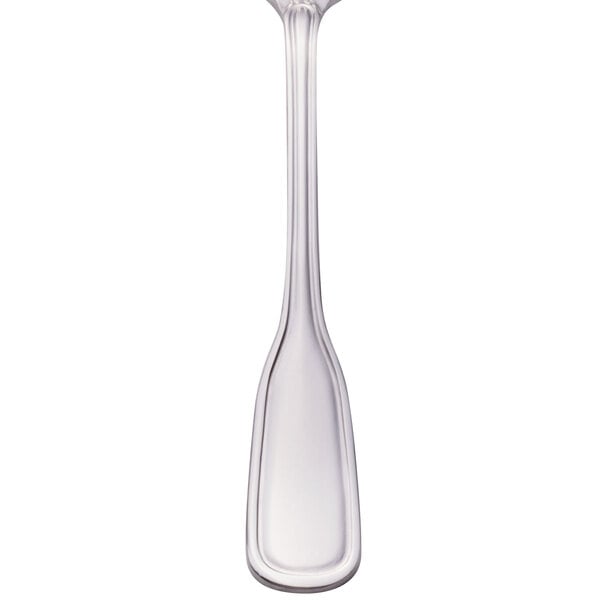 A Walco Saville stainless steel European fork with a handle.