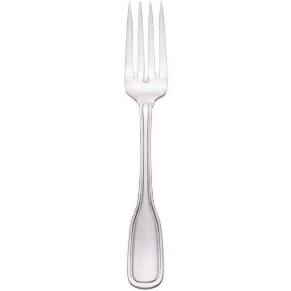 A Walco Saville stainless steel salad fork with a silver handle.