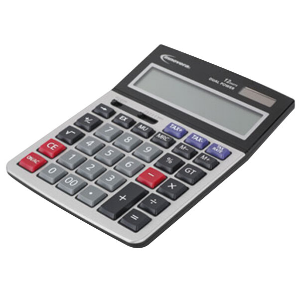 An Innovera large digit calculator with a display.