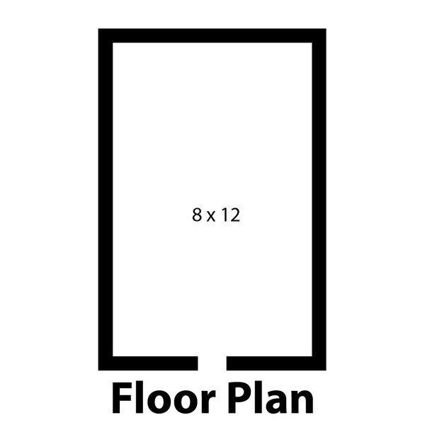 A black rectangular sign with white text reading "Norlake Kold Locker KLB87812-C"